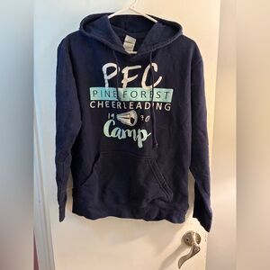 Navy Pine Forest Cheerleading Hoodie